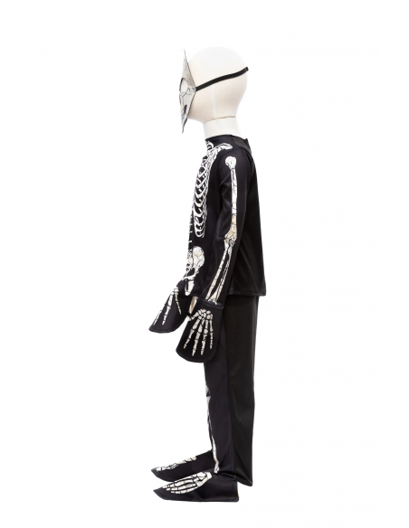 Disfraz de esqueleto brillante en oscuridad