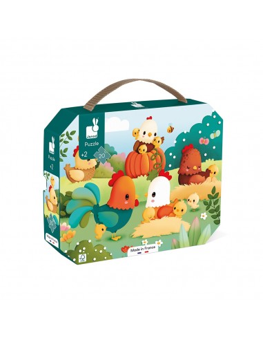 Puzle Bienvenido al corral, de 20 piezas