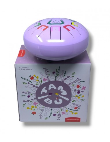 Tambor metálico de lengüetas, de 8" y 11 notas, color violeta