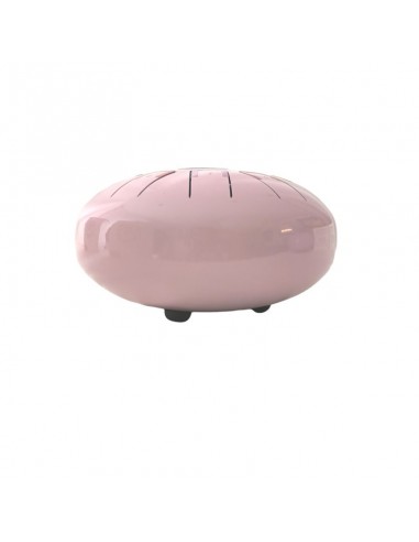 Tambor metálico de lengüetas, de 8" y 11 notas, color rosa