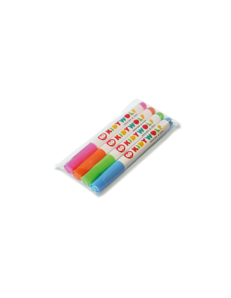 Set de 4 rotuladores fluorescentes Kidymaker