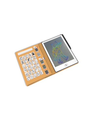 Tableta de dibujo y escritura portátil Kidydraw-Mini Animales