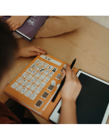 Tableta de dibujo y escritura portátil Kidydraw-Mini Animales