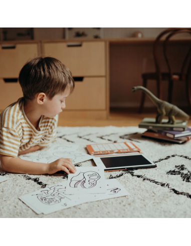Tableta de dibujo y escritura portátil Kidydraw-Mini Dinosaurios
