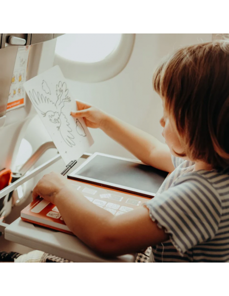 Tableta de dibujo y escritura portátil Kidydraw-Mini Dinosaurios