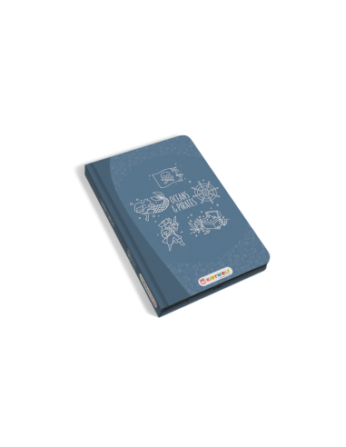 Tableta de dibujo y escritura portátil Kidydraw-Mini Piratas