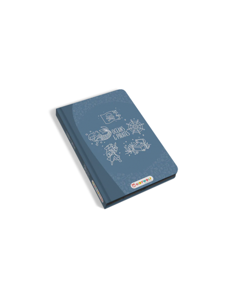 Tableta de dibujo y escritura portátil Kidydraw-Mini Piratas