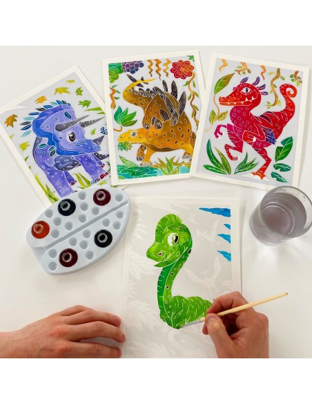 Aquarellum junior Dinosaurios