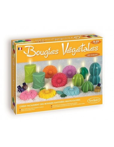 Set para hacer velas vegetales