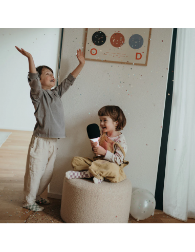 Micrófono inalámbrico Kidymic, color rosa