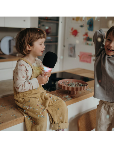 Micrófono inalámbrico Kidymic, color rosa