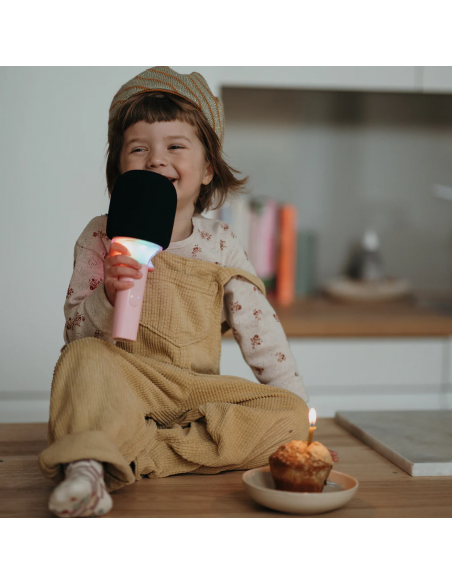 Micrófono inalámbrico Kidymic, color rosa