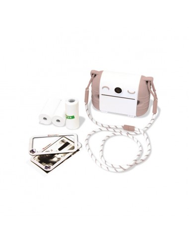 Cámara de fotos digital de impresión térmica Kidyprint, color rosa