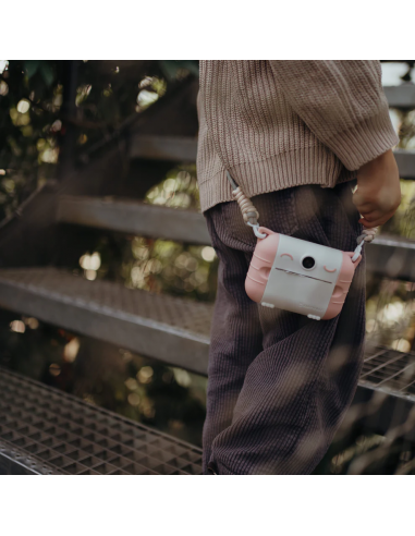 Cámara de fotos digital de impresión térmica Kidyprint, color rosa