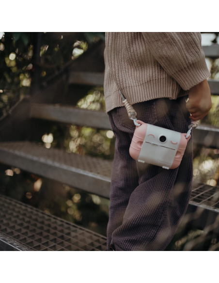 Cámara de fotos digital de impresión térmica Kidyprint, color rosa