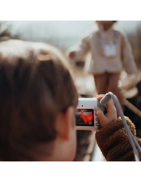 Cámara de fotos digital de impresión térmica Kidyprint, color rosa