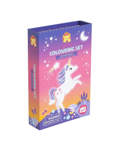Set de colorear Unicornio mágico