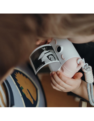 Cámara de fotos digital de impresión térmica Kidyprint, color rosa