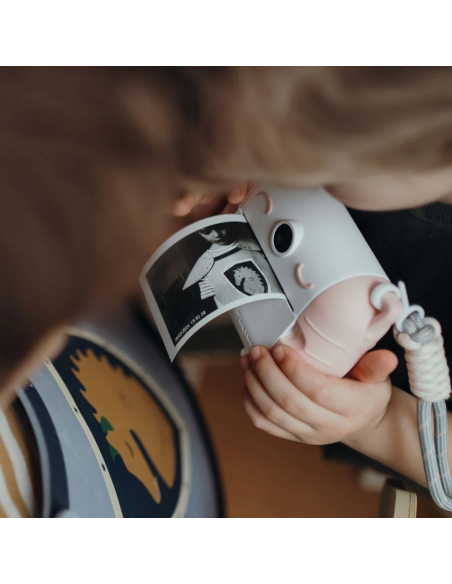 Cámara de fotos digital de impresión térmica Kidyprint, color rosa