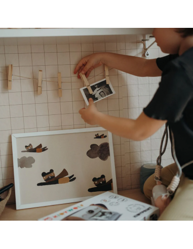 Cámara de fotos digital de impresión térmica Kidyprint, color rosa