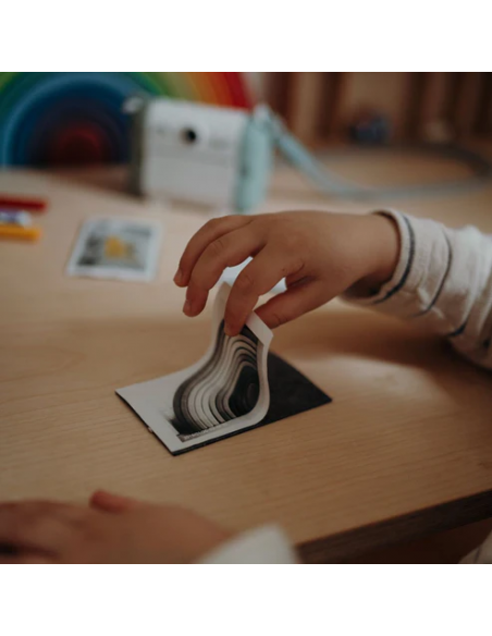 Cámara de fotos digital de impresión térmica Kidyprint, color verde