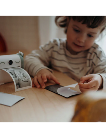 Cámara de fotos digital de impresión térmica Kidyprint, color verde