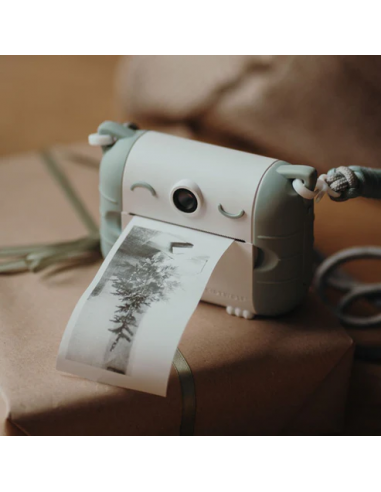 Cámara de fotos digital de impresión térmica Kidyprint, color verde