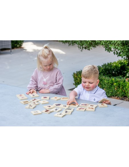 Juego para emparejar animales domésticos