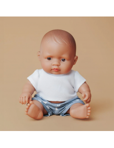 Muñeco bebé latino, de 21 cm