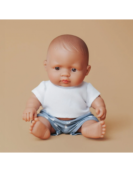 Muñeco bebé latino, de 21 cm