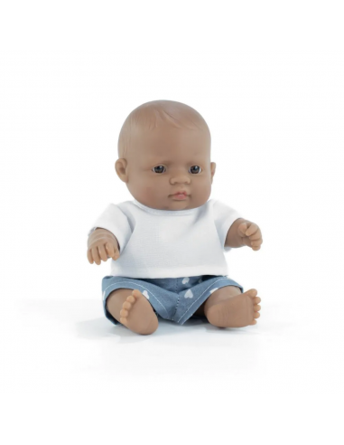 Muñeco bebé latino, de 21 cm