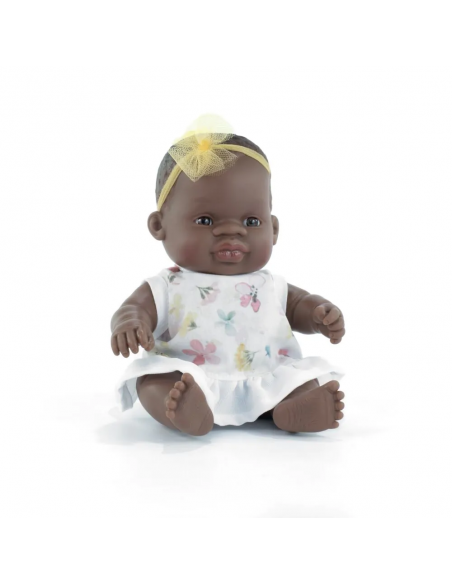 Muñeca bebé africana, de 21 cm