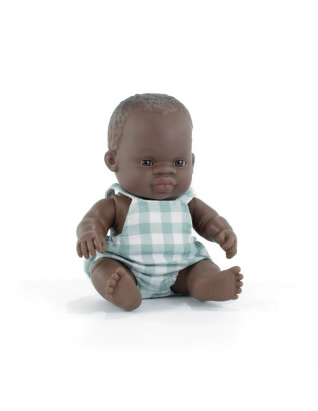 Muñeco bebé africano, de 21 cm
