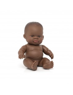 Muñeco bebé africano, de 21 cm 2