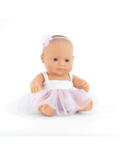 Muñeca bebé caucásica, de 21 cm