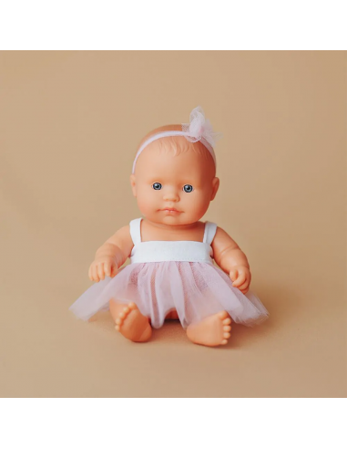Muñeca bebé caucásica, de 21 cm