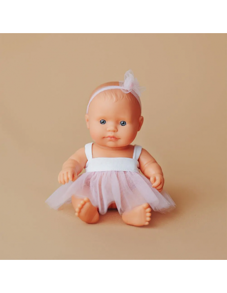 Muñeca bebé caucásica, de 21 cm