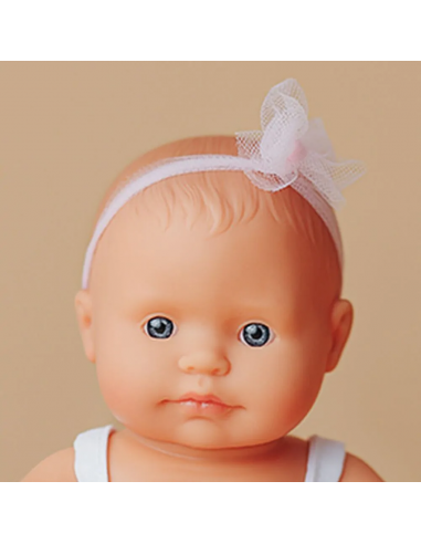 Muñeca bebé caucásica, de 21 cm