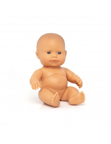 Muñeca bebé caucásica, de 21 cm