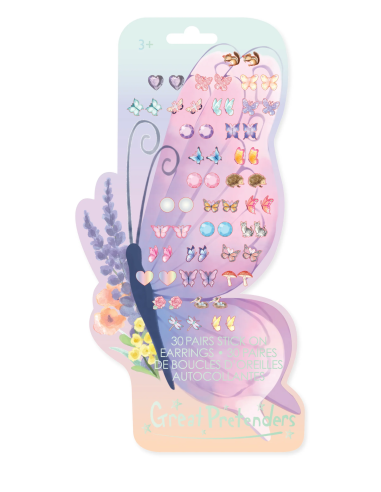 Pendientes adhesivos Mariposa