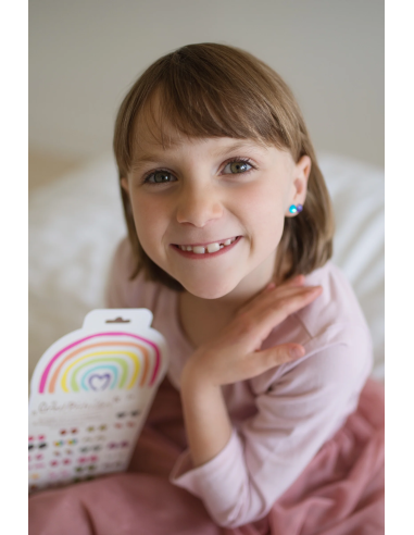 Pendientes adhesivos Arcoíris