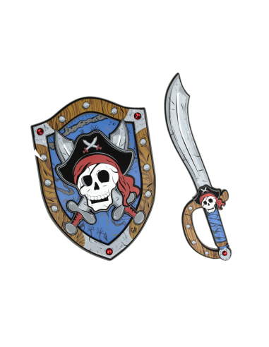 Escudo pirata del Capitán Skully