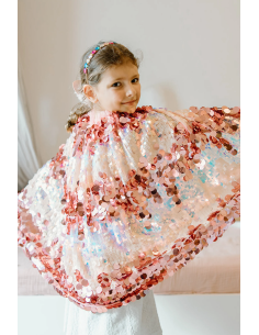 Capa de lentejuelas rosas de la Quinta Avenida 2