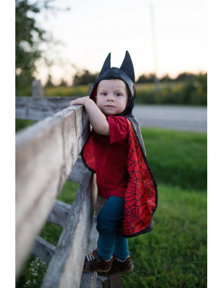 Capa reversible araña-murciélago