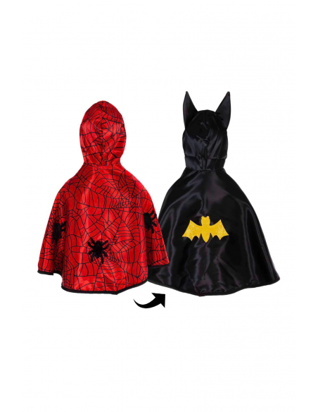 Capa reversible araña-murciélago