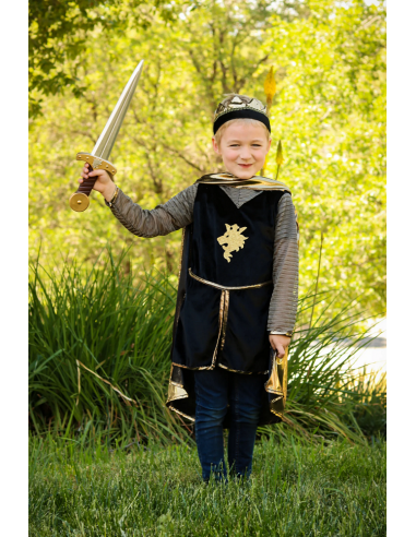 Disfraz de caballero, color dorado