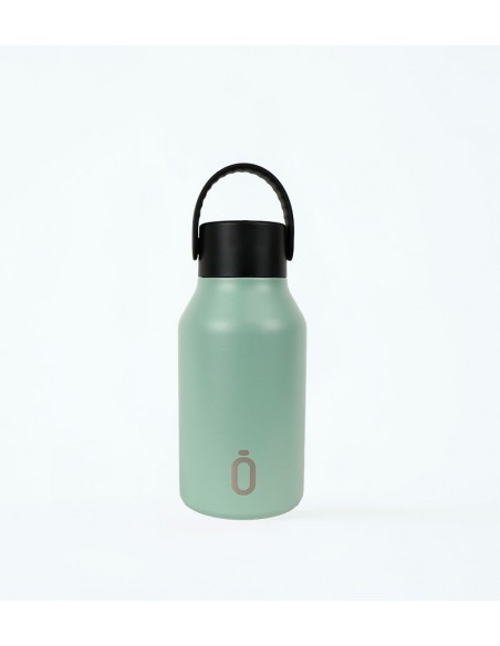 Botella térmica Mii color eucalipto, de 350 mL