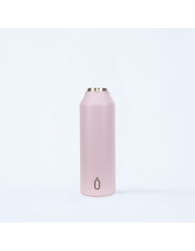 Botella térmica Mii color rosa empolvado, de 600 mL