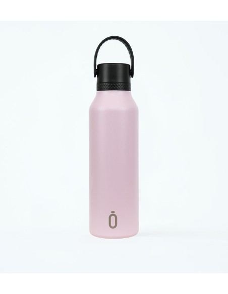 Botella térmica Mii color rosa empolvado, de 600 mL