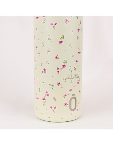 Botella térmica Mii, colección Lulalila, modelo Florets, de 600 mL